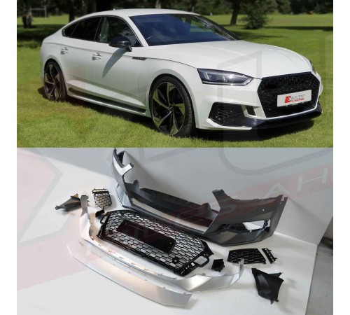 Audi RS5 stiliaus priekinis bamperis nuo 2018 m